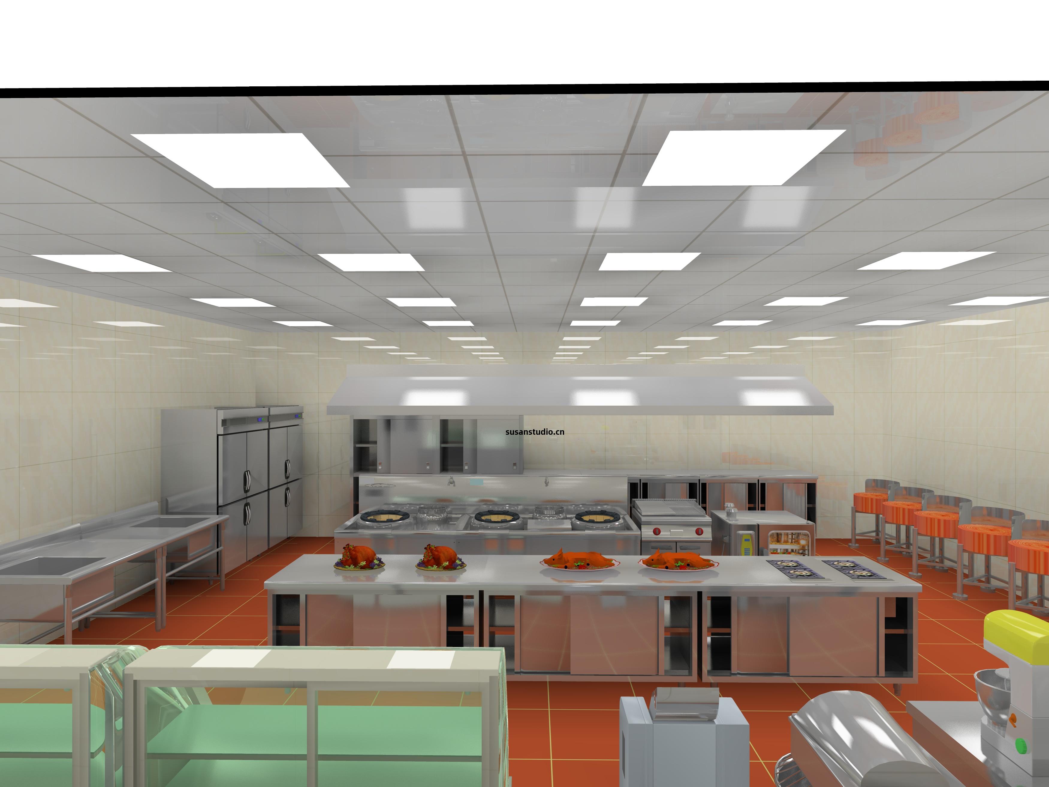 銀行員(yuan)工食堂(tang)廚房設計(ji)方案2