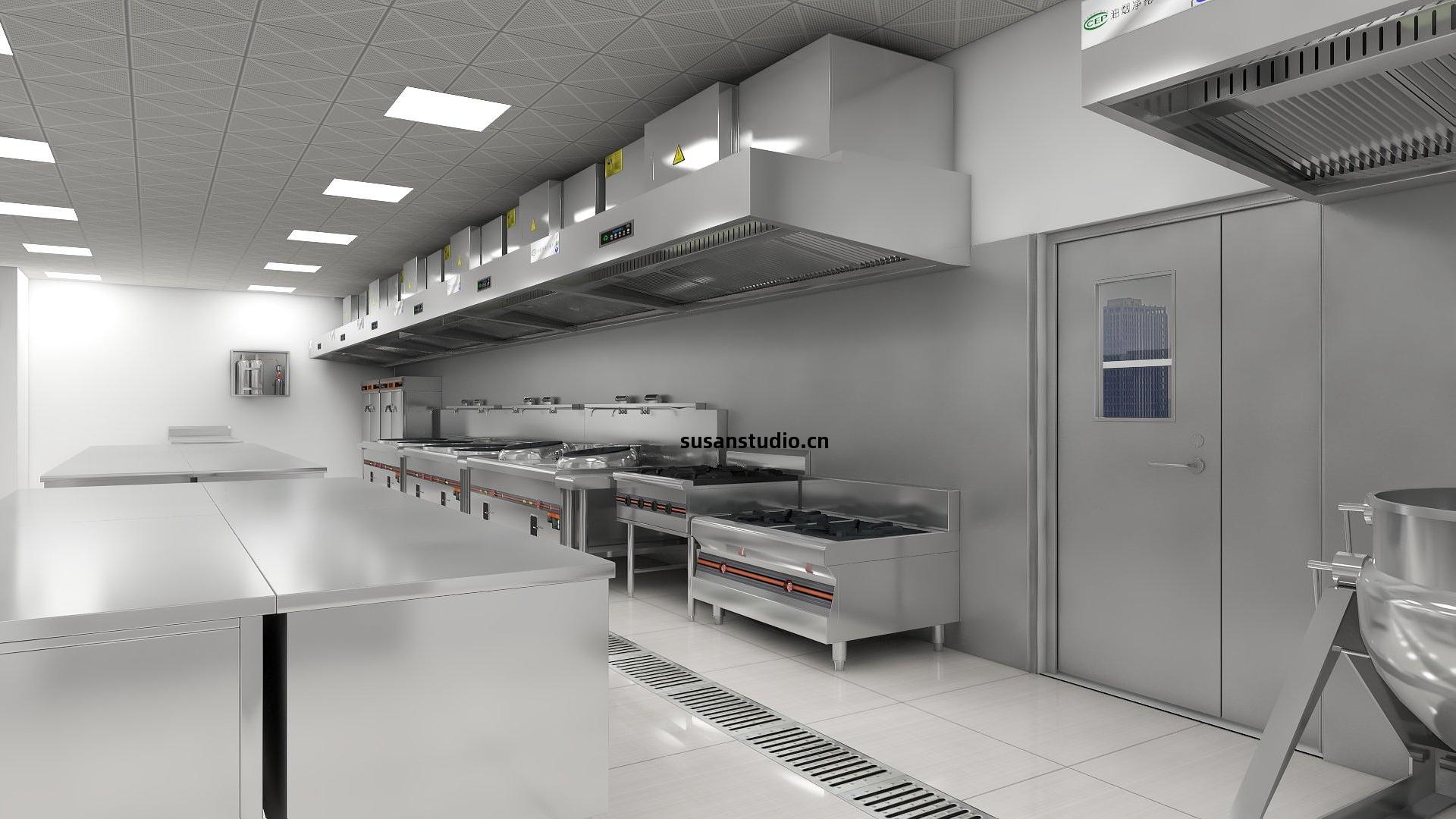 食(shi)堂廚房設計(ji)