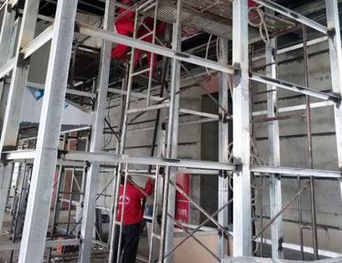 專(zhuan)業(ye)化施工隊伍